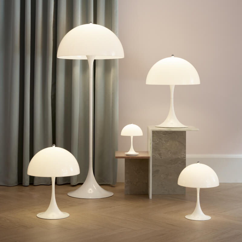 Verner Panton ランプ｜彫刻的デザイン